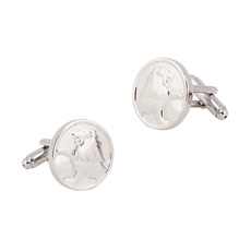 Inexpensive Round Lion Ornaments Cufflinks for Party/ Wedding/ Business