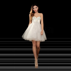 Discount Cute A-Line Sweetheart Short Homecoming/ Party Dresses with Simple Style