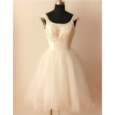 Discount Ball Gown Cap Sleeves Lace Reception Wedding Dresses with Crystal Detailing