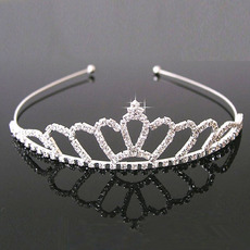 Stunning Crystals Silver First Communion Flower Girl Tiara/ Wedding Headpiece