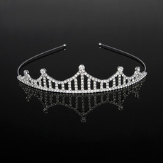 New design Princess Crystals Silver First Communion Flower Girl Tiara/ Wedding Headpiece