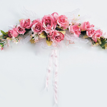Beautiful Dreamlike Villatic Roses Doorway / Mirror/ Headboard Flower