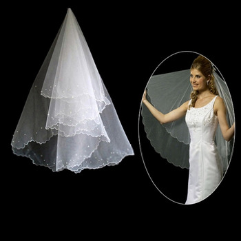 1 Layer Fingertip Length Wedding Veil