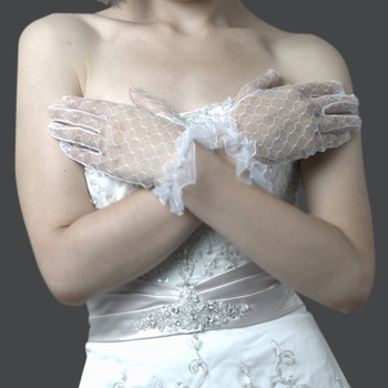 Voile Wedding Bridal Gloves M4030-1