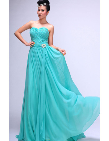 Enchanting Crisscross Ruched Bodice Formal Evening Dresses with Beading Embellished
