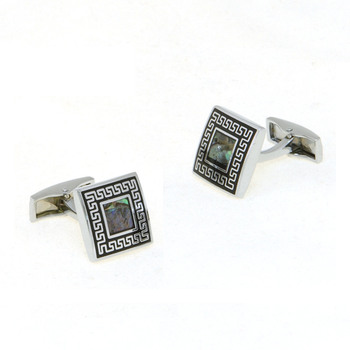 Vintage Square Carved Mens' Cufflinks for Party/ Wedding/ Business