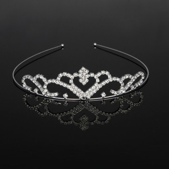 Princess Crystals Silver First Communion Flower Girl Tiara/ Wedding Headpiece