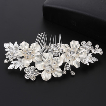 Beautiful Floral Crystal Bridal Tiara/ Princess Bride Crown/ Bridal Headpiece