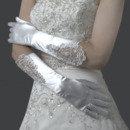 Lycra Elbow with Applique Wedding Glove
