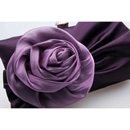 Classic Satin Evening Handbags/ Clutches/ Purses with Flower
