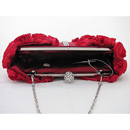 Most fashionable Satin Evening Handbags/ Clutches/ Purses with Flower