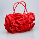 Fahionble Silk Evening Handbags/ Clutches/ Purses with Flower