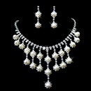 Sexy Crystal Earring Necklace Set Wedding Bridal Jewelry Collection