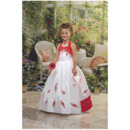 Amazing Luxury Beaded Appliques Ball Gown Colored Layered First Communion Dresses for Girls/ Flower Girl Dresses