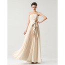 Sweet Empire Strapless Ankle Length Chiffon Bridesmaid Dresses