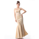 Elegance Mermaid Satin Evening Party Dresses with Godet Skirt and Lace Jacket