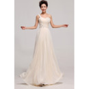 Newest One Shoulder Chiffon Floor Length A-Line Bridesmaid Dresses