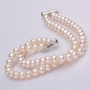 Classic White 5.5 - 6.5mm Freshwater Off-Round Bridal Pearl Bracelet