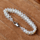 Inexpensive Stunning White 6 - 7mm Freshwater Drop Pearl Bracelets