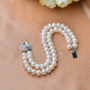 Elegant White 7 - 8mm Freshwater Off-Round Bridal Pearl Bracelets