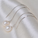 Gorgeous White/ Pink/ Purple 7-8mm Off-Round Pearl Earring Set