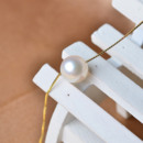 Gorgeous White 9 - 9.5mm Round Freshwater Natural Pearl Pendants