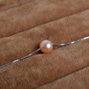 Discount White/ Pink 8.5 - 9mm Round Freshwater Natural Pearl Pendants