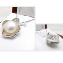 Elegant White Off-Round 11-12mm Freshwater Natural Pearl Pendants