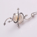 Stunning White Off-Round 10-10.5mm Freshwater Natural Pearl Pendants