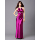 Pretty Halter-neck Column/ Sheath Evening Dresses with Keyhole and Beading Detail