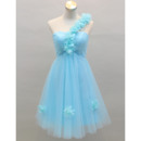 Affordable Elegant A-Line One Shoulder Short Homecoming/ Party Dresses