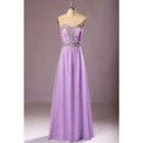 Dazzling Crystal Beading Embellished Sweetheart Chiffon Rhinestone Prom Evening Dresses