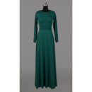 Vintage Simple Full Length Mother Dresses for Party with Long Sleeves and Sashes