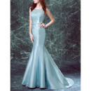 Affordable Mermaid Floor Length Satin Evening/ Prom/ Formal Dresses