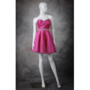 Sweet A-Line Sweetheart Short Taffeta & Tulle Homecoming Party Dresses with Beading Detail