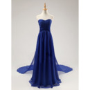 Graceful A-Line Bateau Neckline Formal Evening Dresses with Beaded Lace Bodice