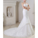 Dramatic Beaded Appliques Sweetheart Wedding Dresses with Double Layer Tulle Skirt