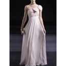Enchanting Ruched One Shoulder Chiffon Evening/ Prom Dresses with Beading Crystal Detail