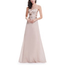 Custom Floor Length Chiffon Embroidery Evening/ Prom/ Formal Dresses