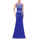 Custom Designer Sheath Sleeveless Floor Length Satin Evening/ Prom Dresses