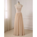 Ethereal Sweetheart Full Length Chiffon Evening/ Prom/ Formal Dresses with Appliques Bodice