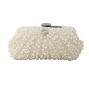 Delicate Beading White Evening Party Handbags/ Purses/ Clutches