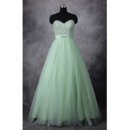 Gorgeous Shimmering Beading Sweetheart Full Length Tulle Prom/ Party/ Formal Dresses