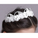 Flower Girl Floral Hoop Headband Hairband Headwear for Wedding