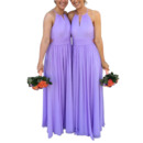 Simple Halter Neck Full Length Pleated Chiffon Bridesmaid/ Evening Dresses with Keyhole