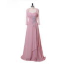 Discount Spaghetti Straps Floor Length Ruching Chiffon Mother Dress with Rhinestone Lace Jackets