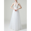 Pleated Bust And Skirt Wedding Dresses