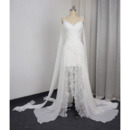 Long Beach Chiffon Wedding Gowns