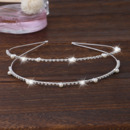 Adorable Sparkling Crystal Double Silver First Communion Flower Girl Tiara/ Wedding Headpiece