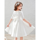 First Communion Dresses With Appliques